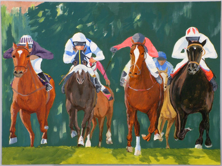 Horses at the Gallop